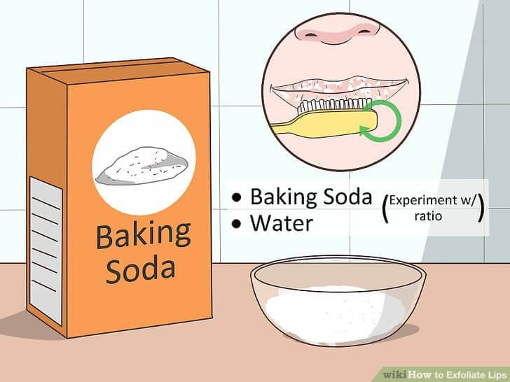 baking soda dan air