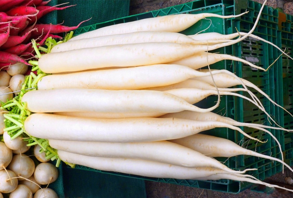 Bubur wortel putih (lobak putih)