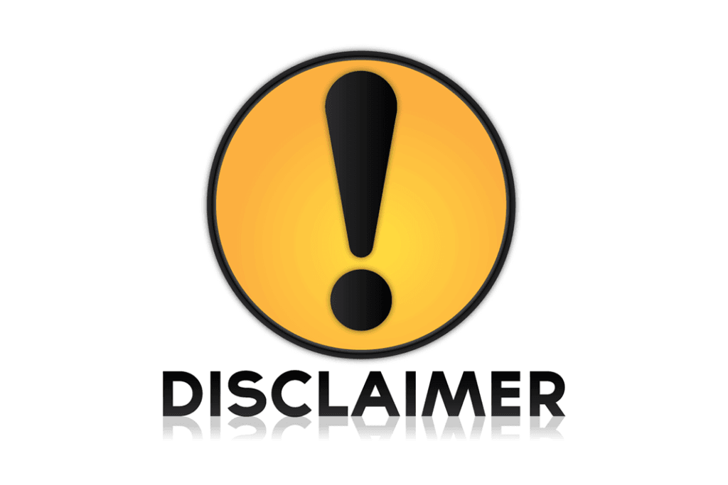 disclaimer