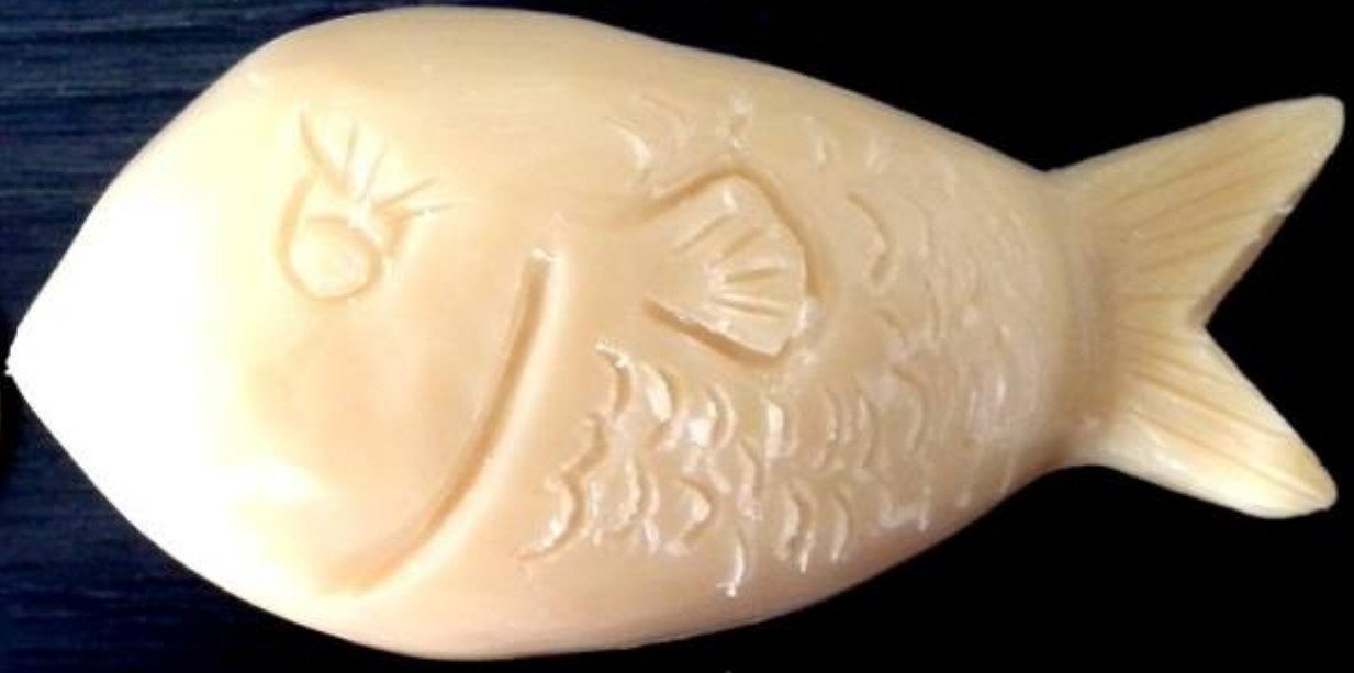 Gambar kerajinan tangan berbentuk ikan dari sabun model 1
