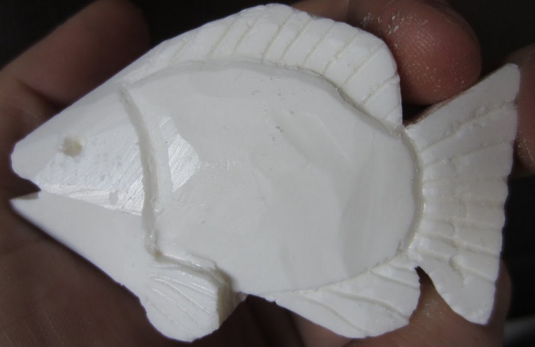 Gambar kerajinan tangan berbentuk ikan dari sabun model 2