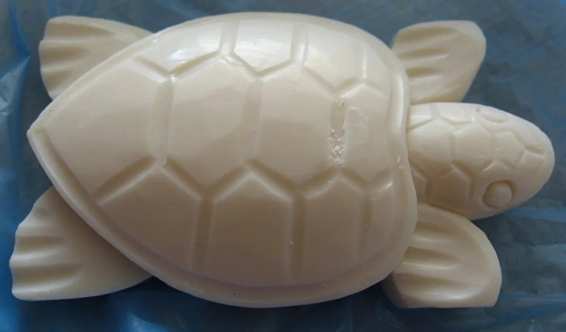 Gambar kerajinan tangan berbentuk kura-kura dari sabun