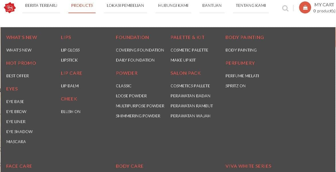 produk kosmetik viva