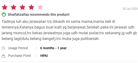 efek samping sabun madu hpai